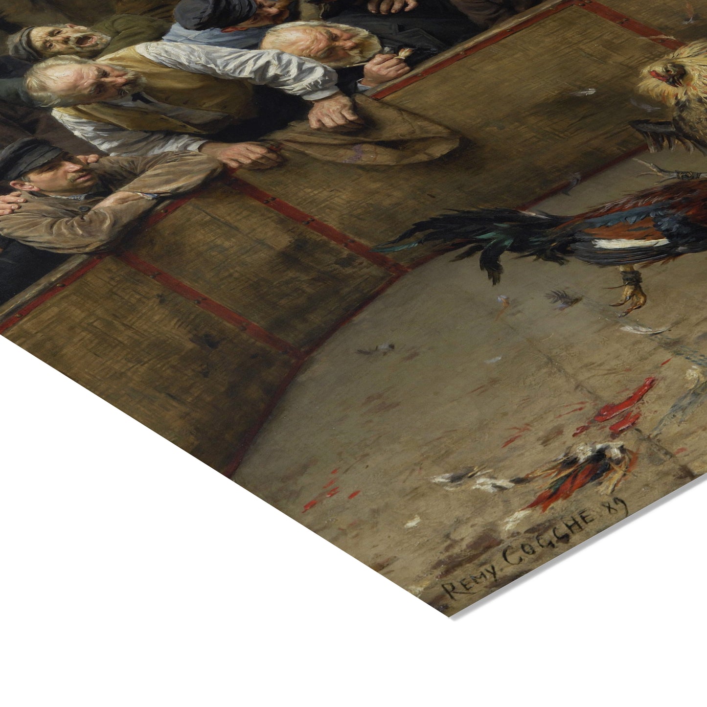 Cockfight in Flanders | Rémy Cogghe | 1889