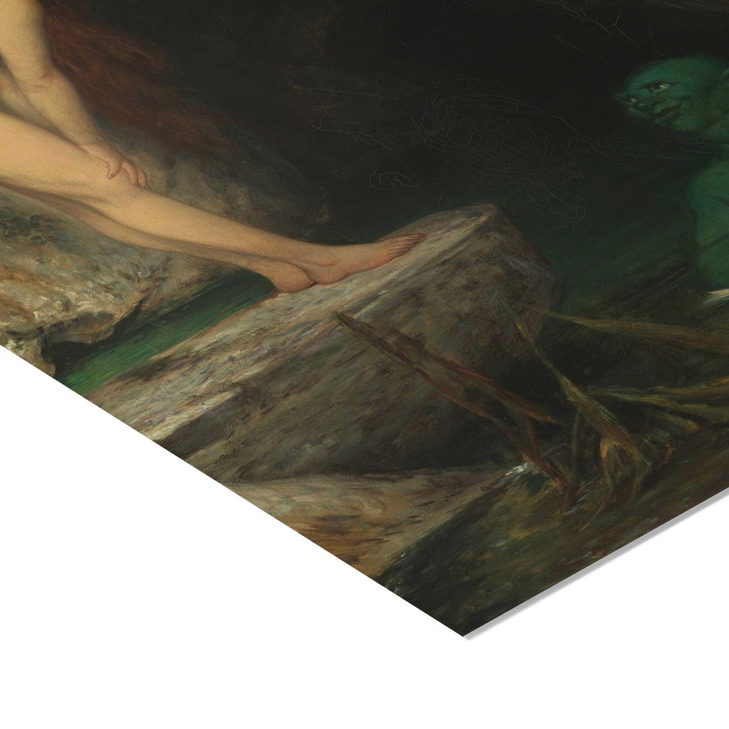 The Nymph and the Waterman | Ferdinand Leeke | 20th Century