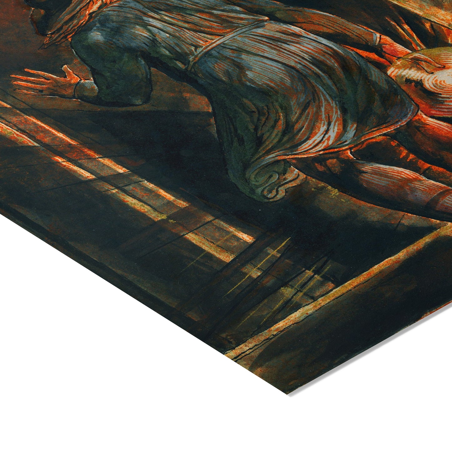 Los Entering the Grave | William Blake | 1804-20