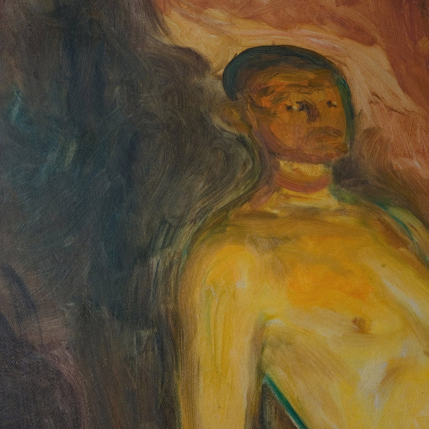 Self-Portrait in Hell | Edvard Munch | 1903