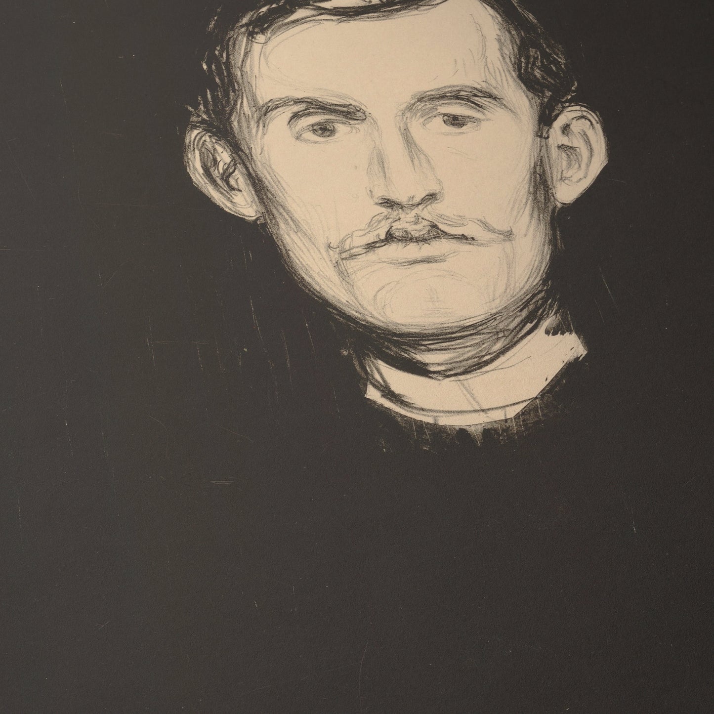 Self-Portrait with Skeleton Arm | Edvard Munch | 1895