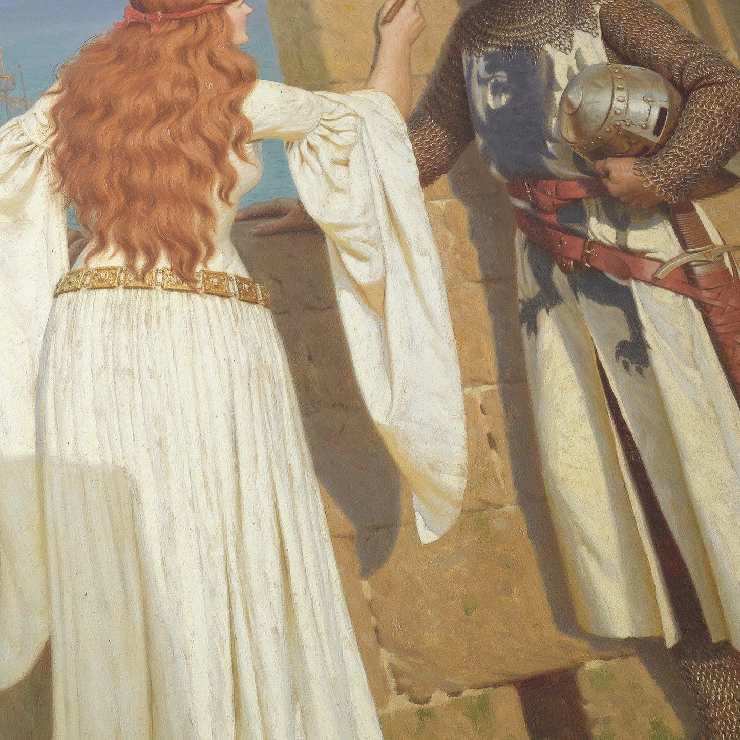 The Shadow | Edmund Leighton | c. 1900