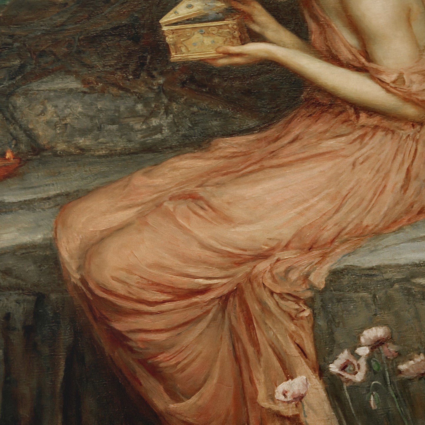 Psyche Opening the Golden Box  | John William Waterhouse | 1903