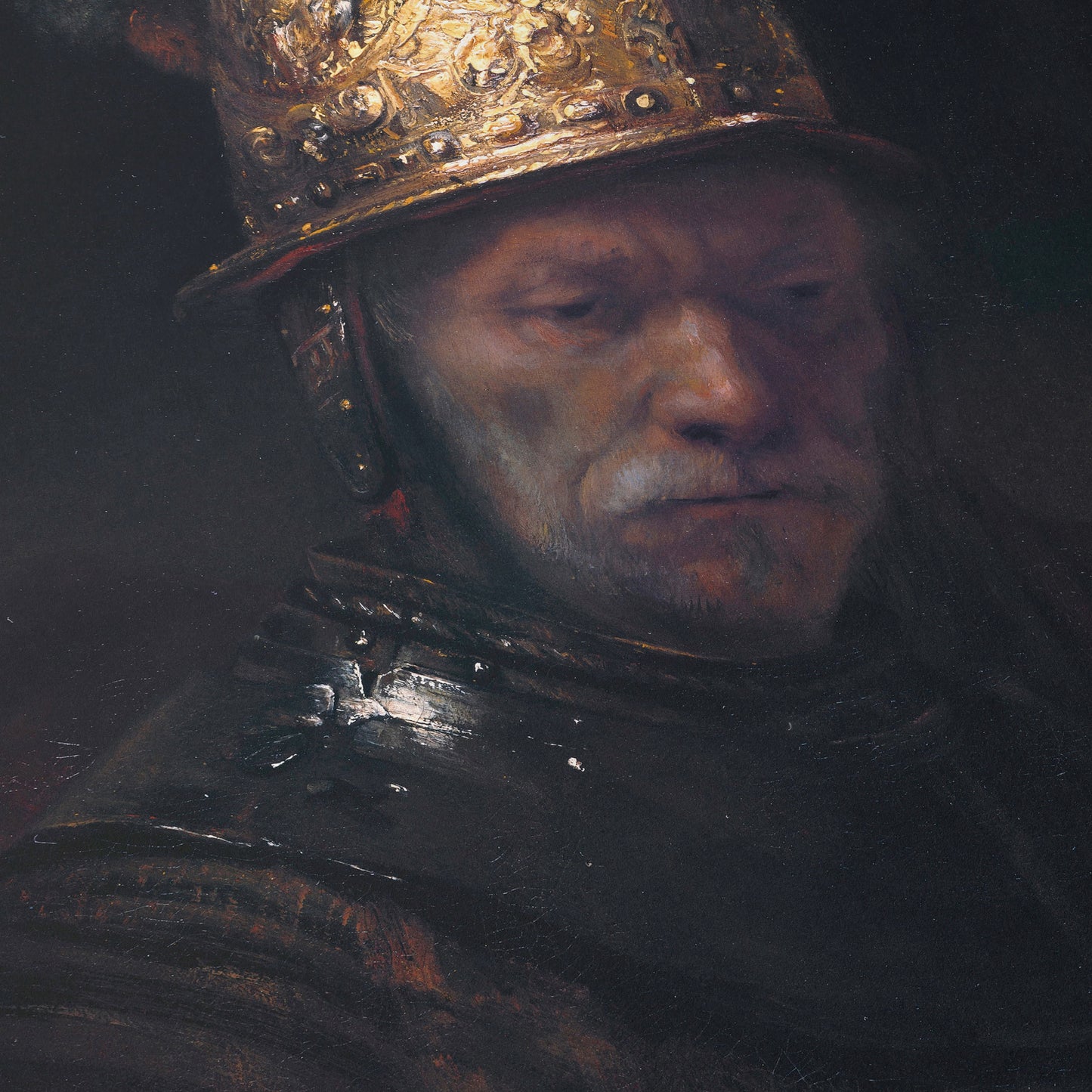 The Man with the Golden Helmet | Attributed to Rembrandt | c. 1650