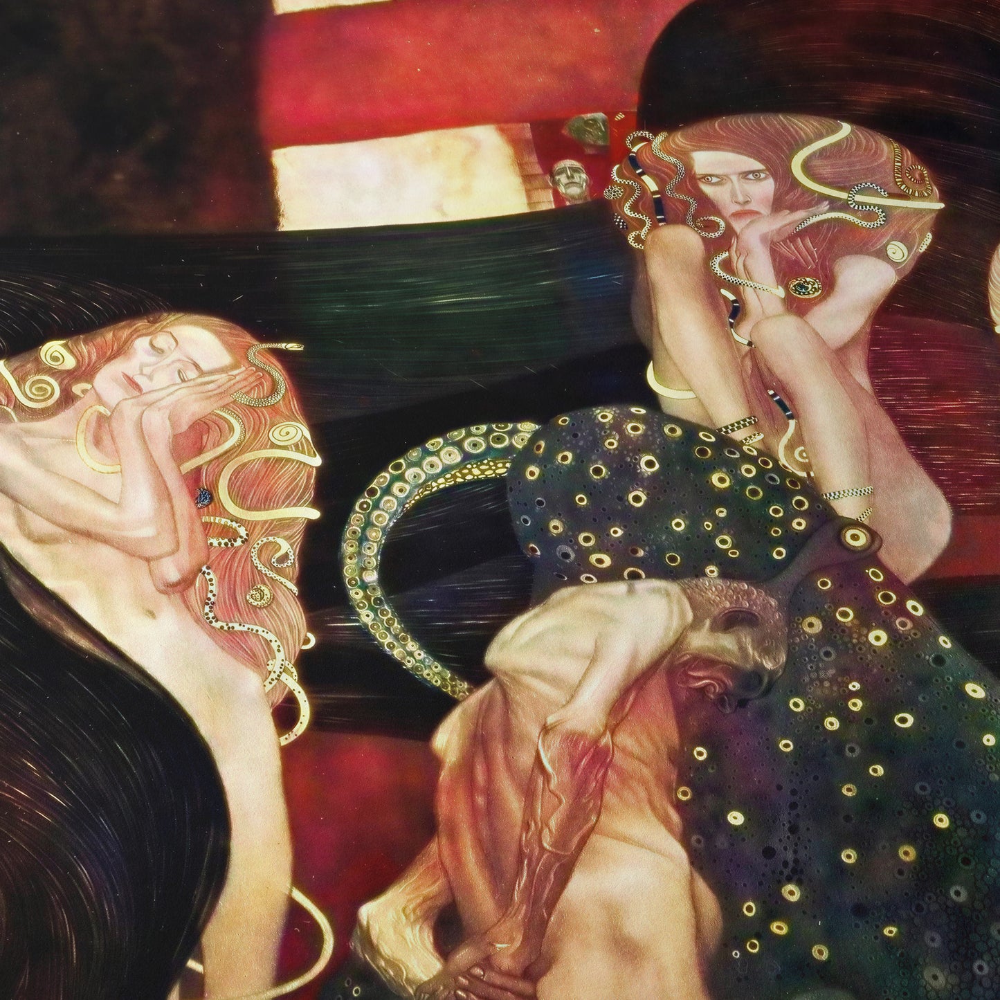 Jurisprudence (Colorized) | Gustav Klimt | 1903