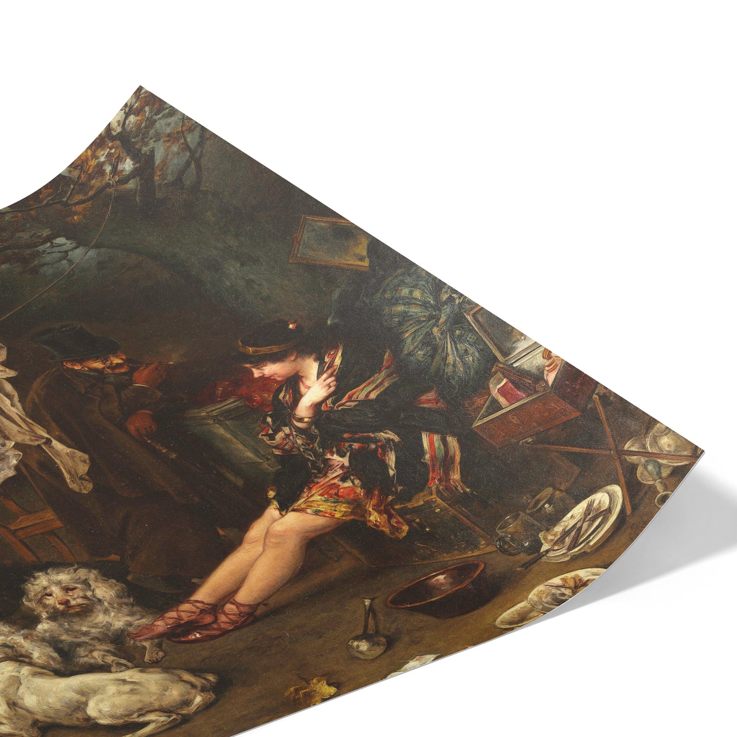 Behind the Scenes | Ludwig Knaus | 1880