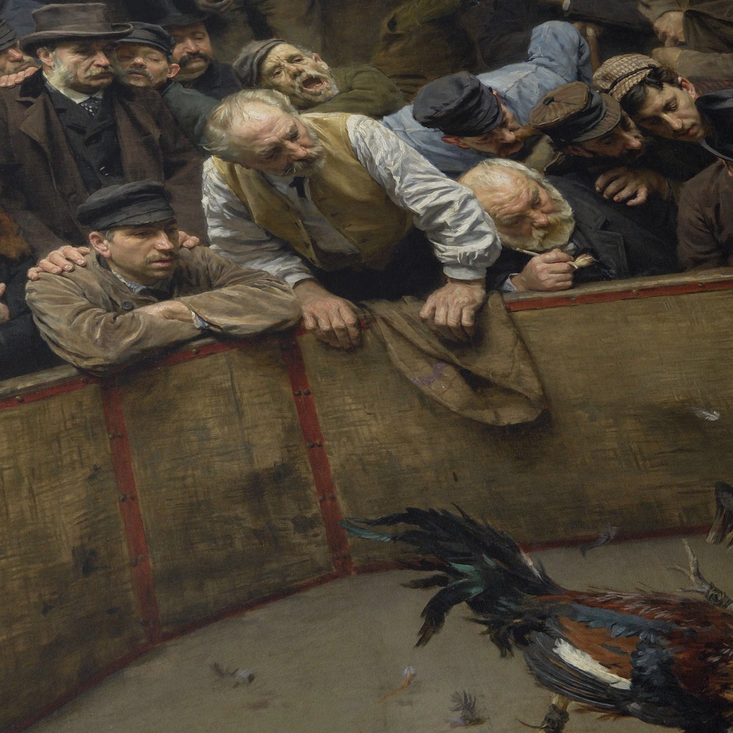 Cockfight in Flanders | Rémy Cogghe | 1889
