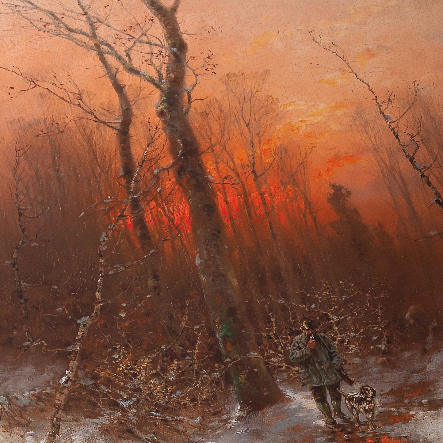 Returning Home at Sunset | Désiré Thomassin | 1894