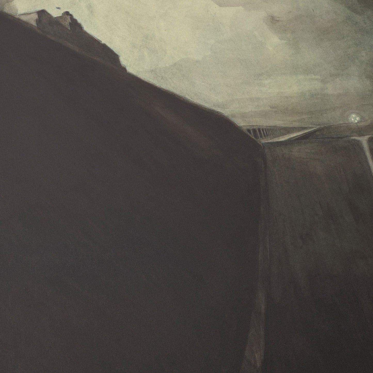 Sea Wall And Beach, Royal Chalet And Ostend Galleries | Léon Spilliaert | 1908