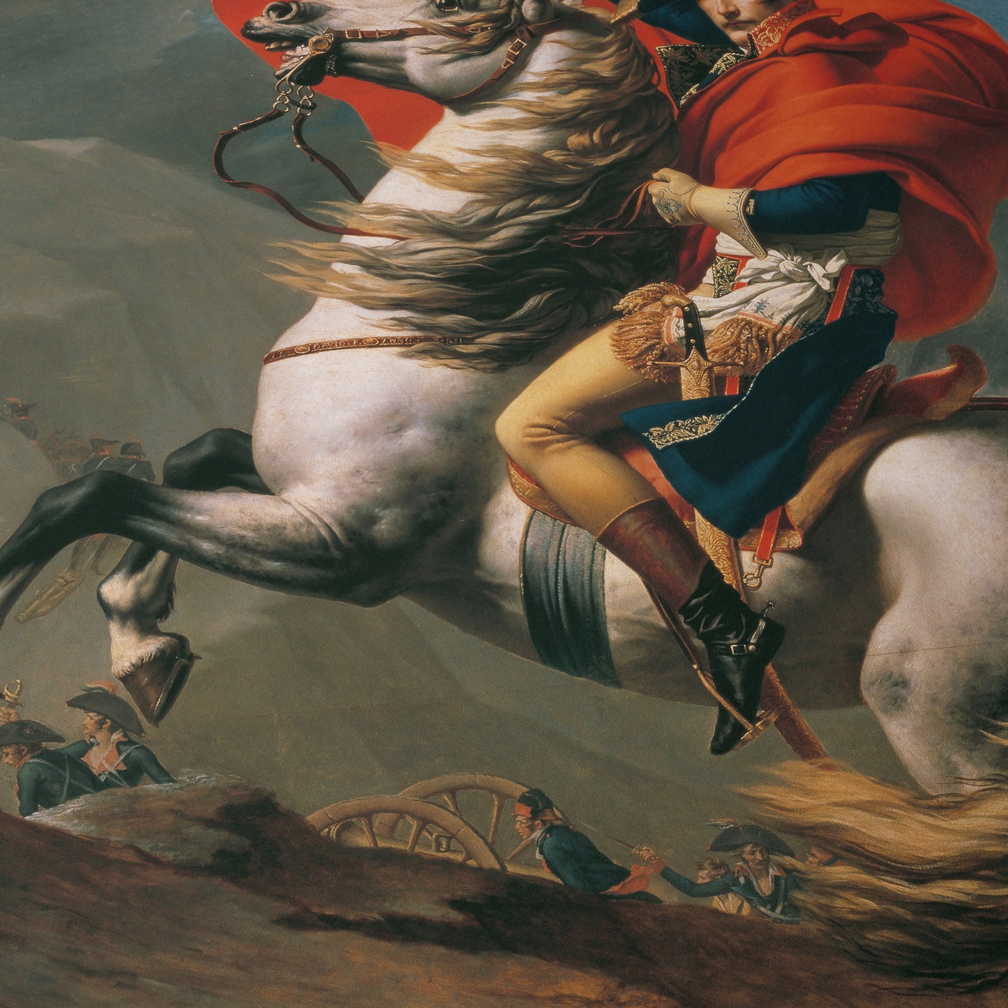 Napoleon Crossing the Alps | Jacques-Louis David | 1801