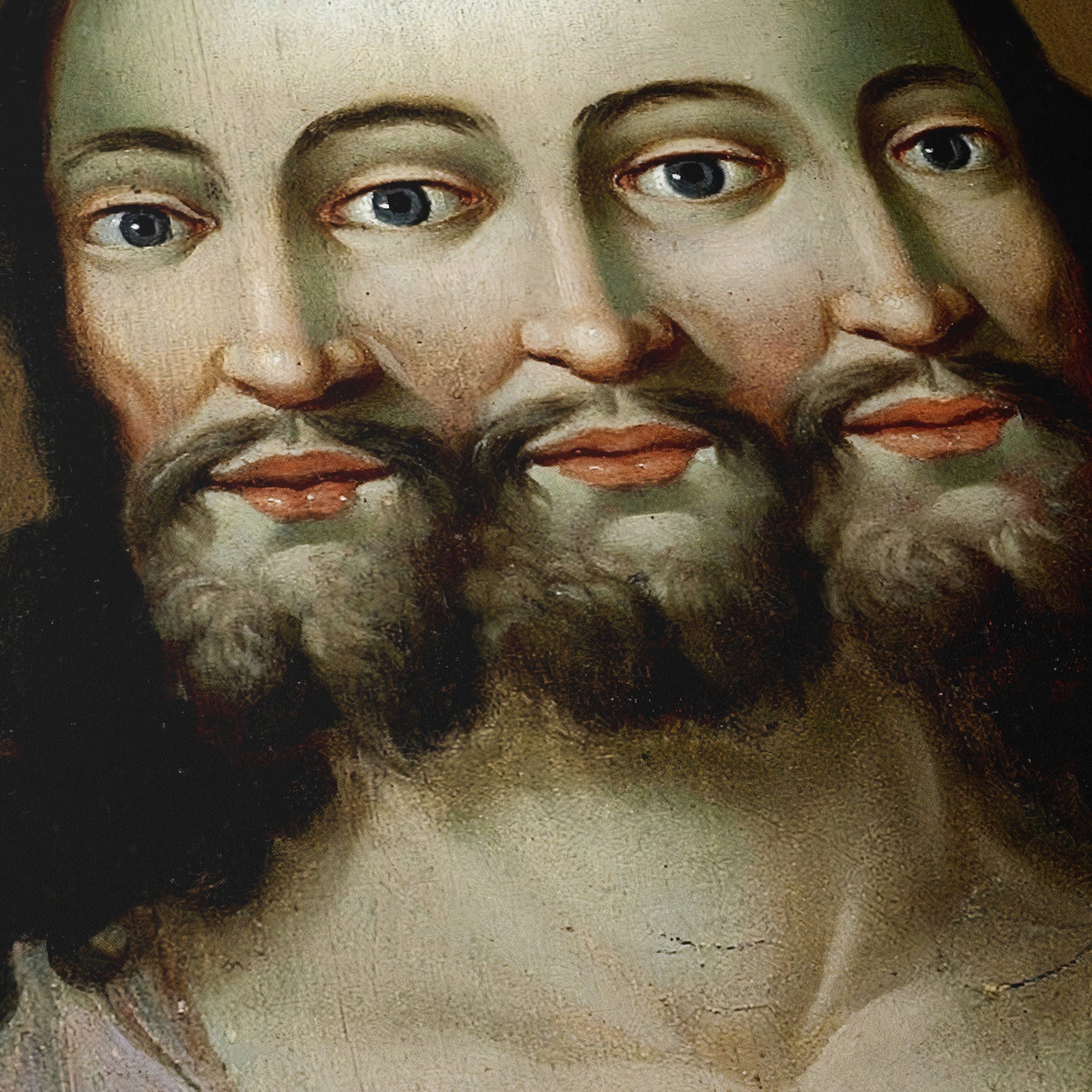 Three-faced Trinity | Anonymous | 17th Century