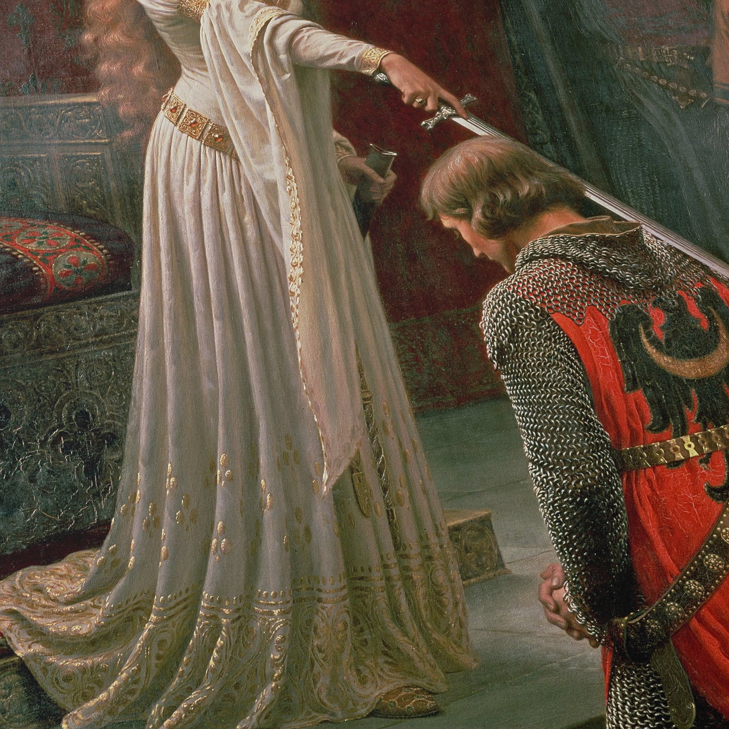 The Accolade | Edmund Leighton | 1901