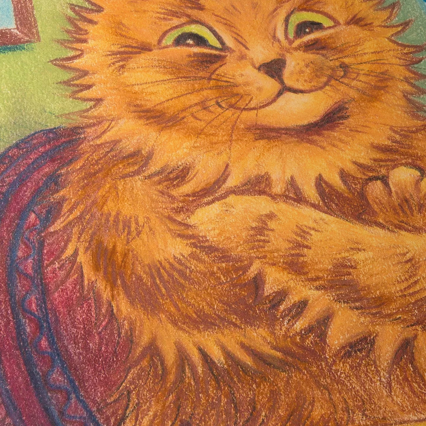 Portrait of a Literary Orange Cat | Louis Wain | 20th Century