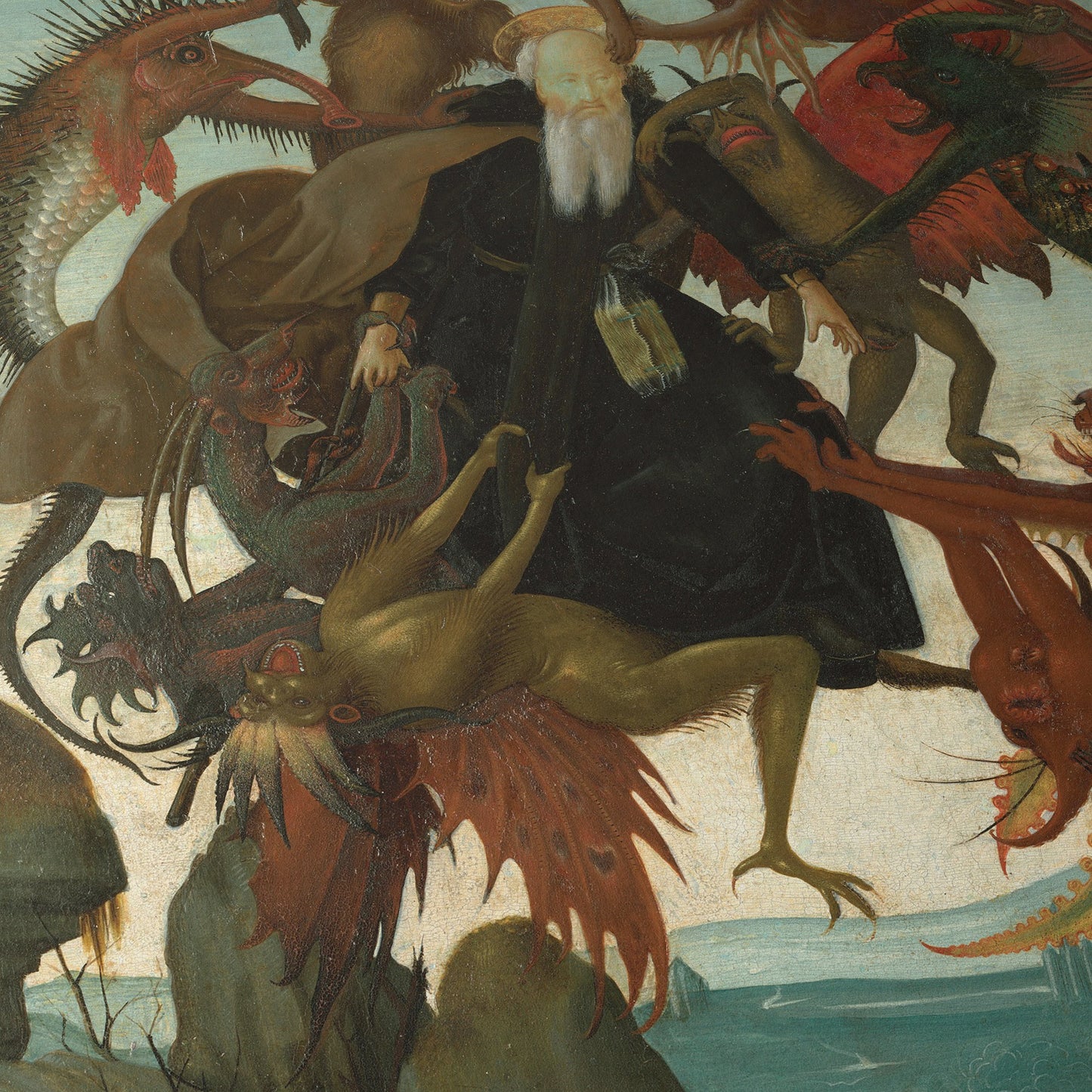 The Torment of Saint Anthony | Michelangelo Buonarroti | 1487-88