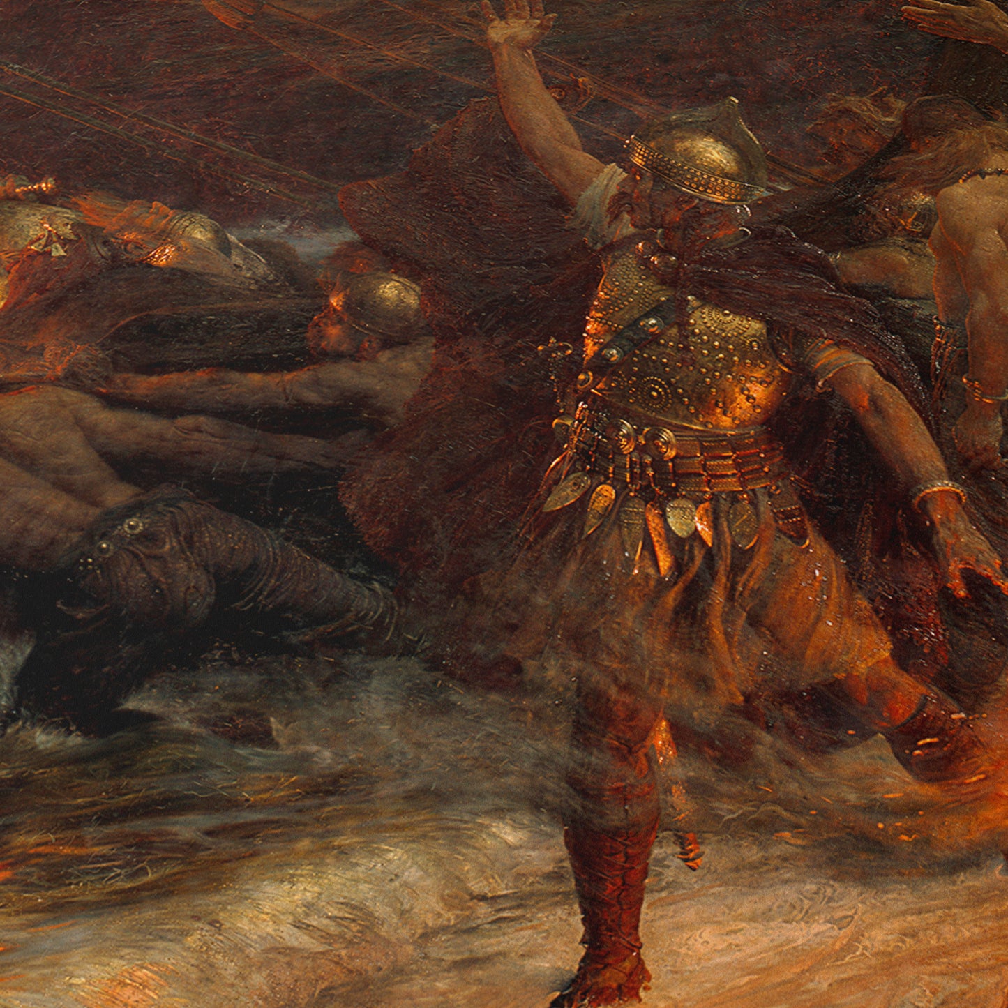 The Funeral of a Viking | Sir Frank Dicksee | 1893