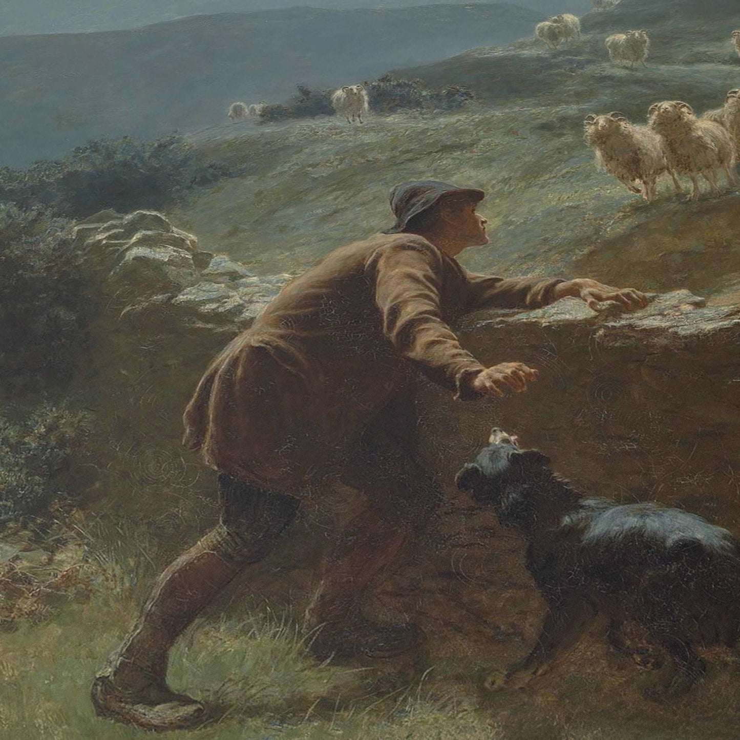 The Sheepstealer | Briton Rivière | 1884