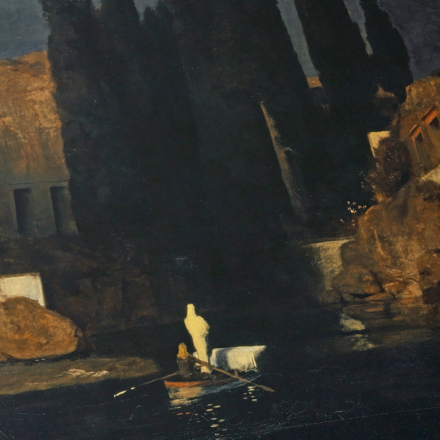 The Isle Of The Dead (First Version) | Arnold Böcklin | 1880
