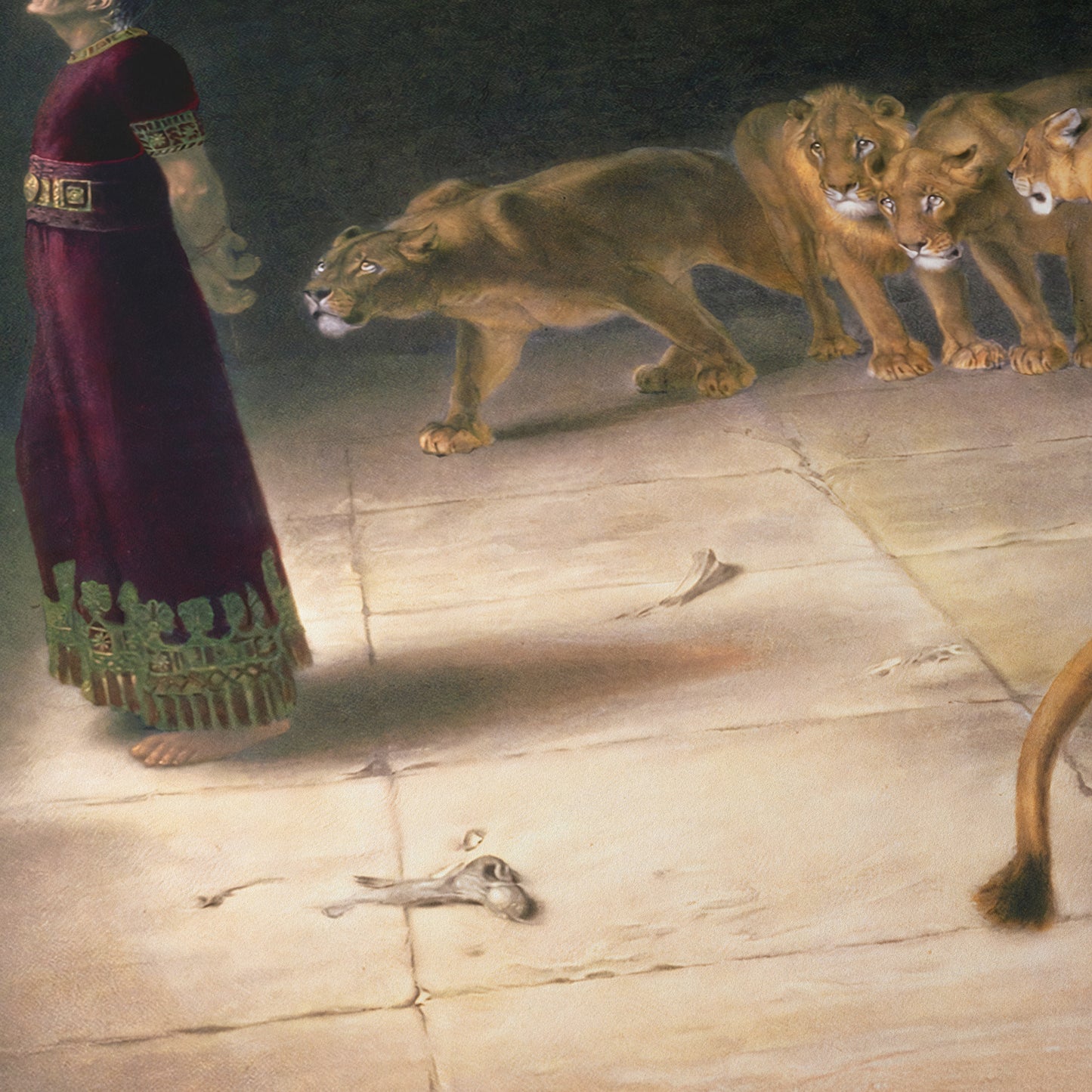 Daniel's Answer to the King | Briton Rivière | 1890