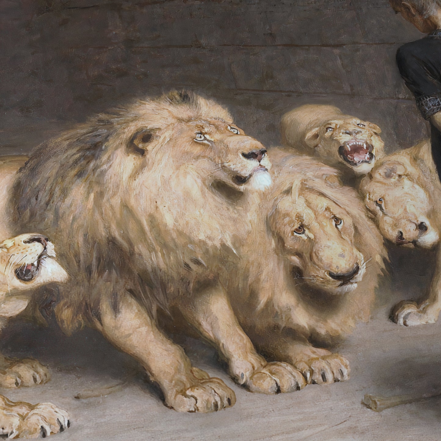 Daniel in the Lion's Den | Briton Rivière | 1872