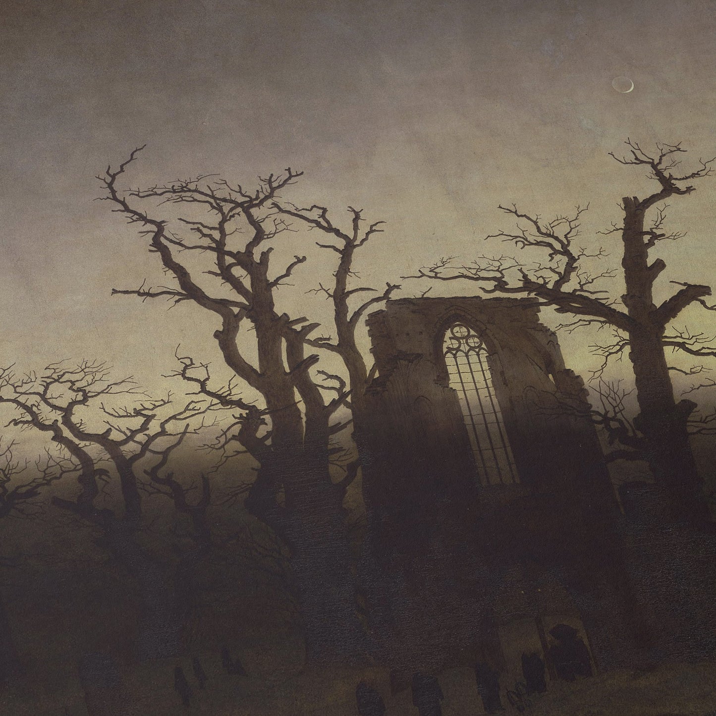 Abbey in the Oakwood | Caspar David Friedrich | 1809-10