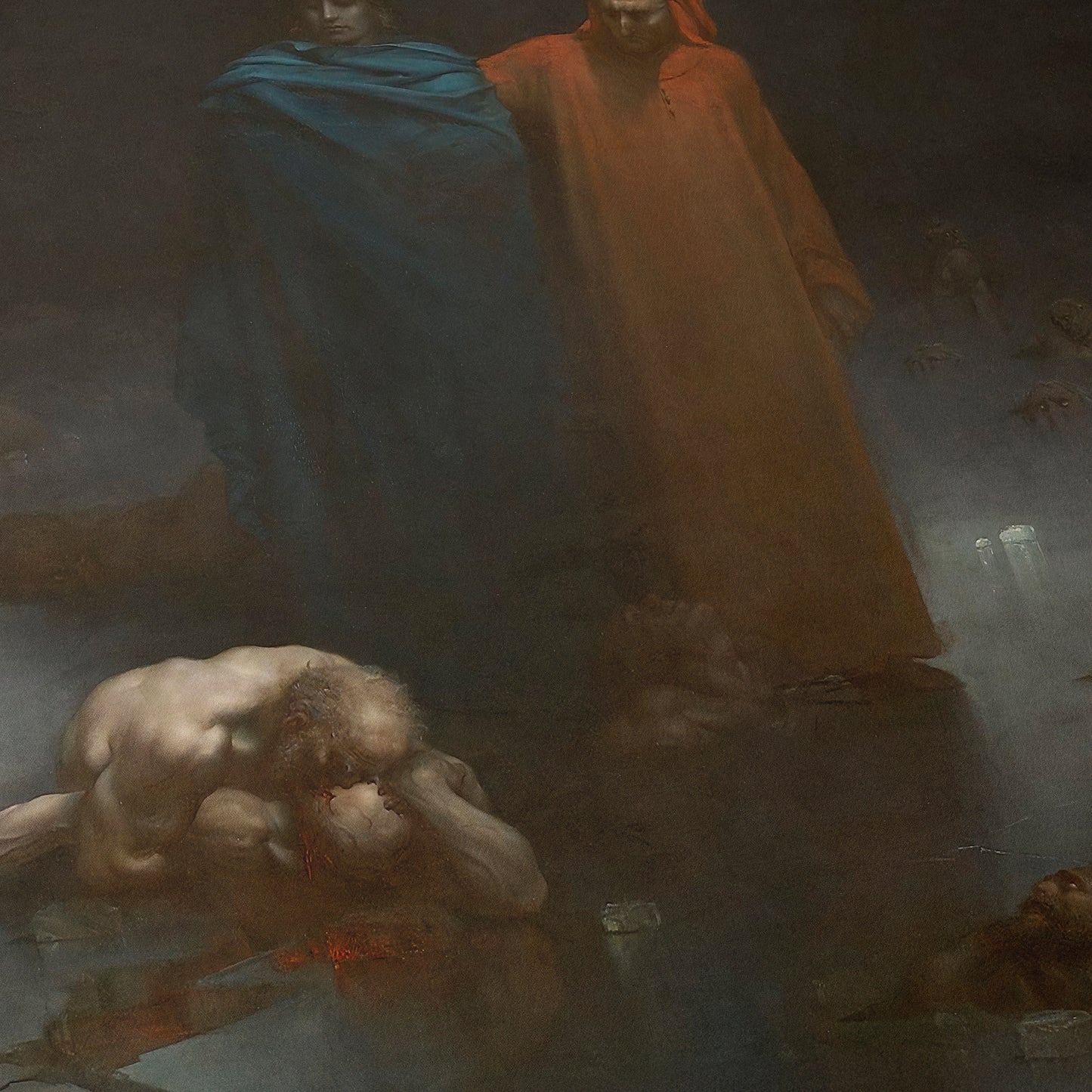 Dante and Virgil in the Ninth Circle of Hell | Gustave Doré | 1861