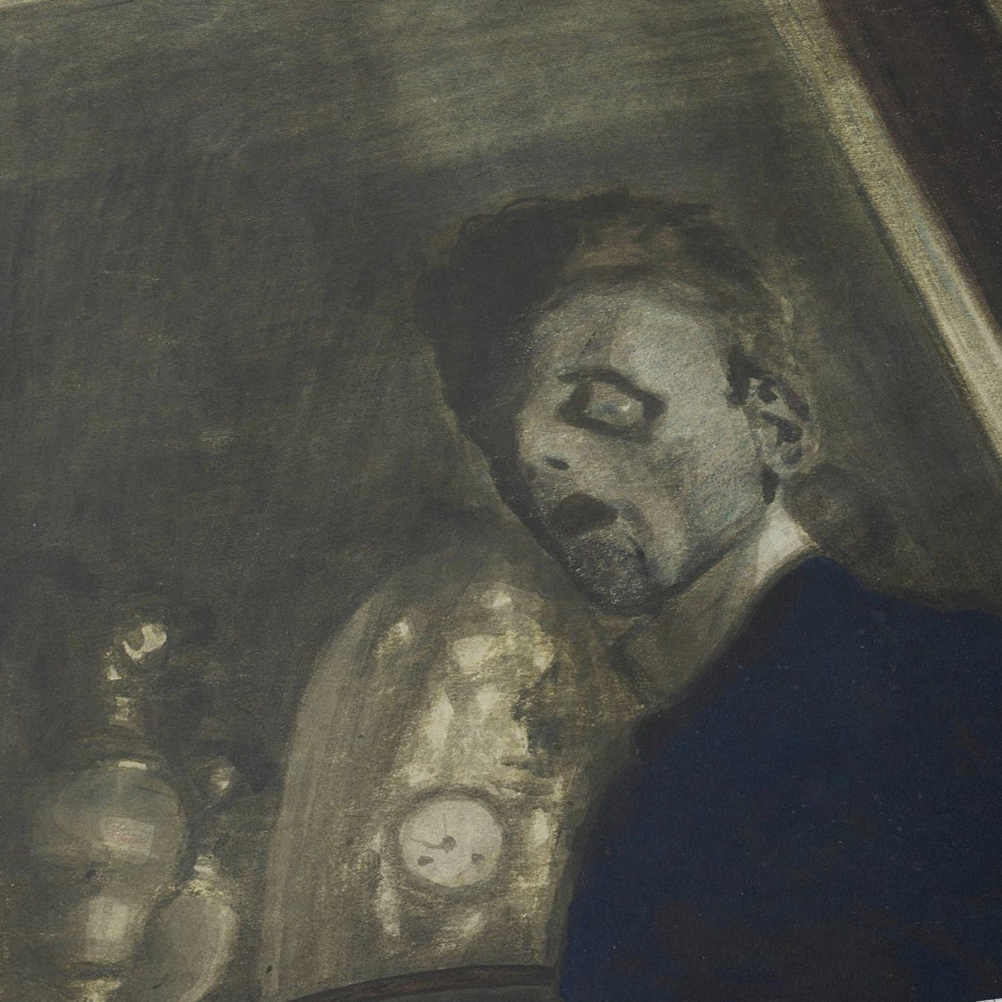 Self Portrait with Mirrors | Léon Spilliaert | 1908