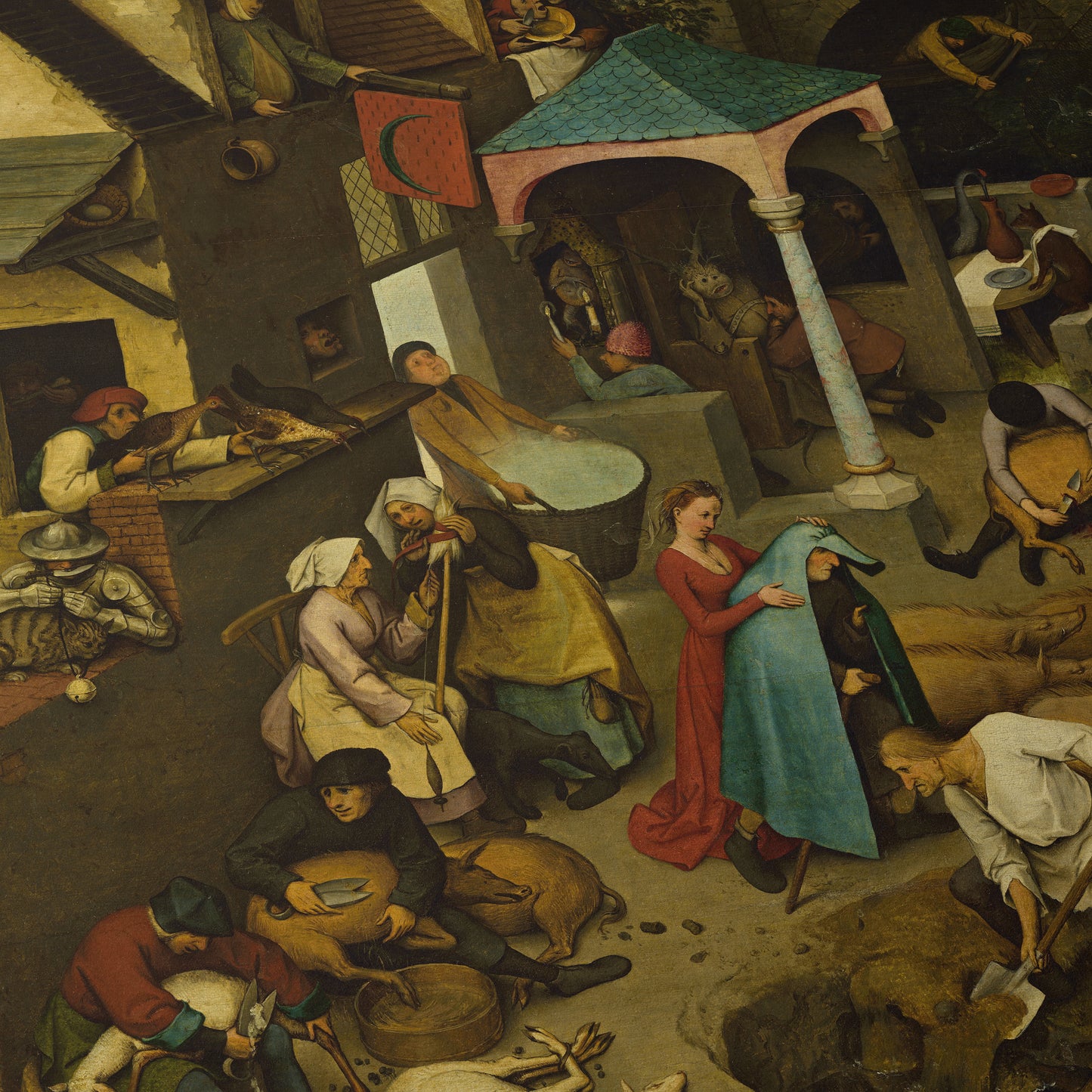 Proverbs | Pieter Bruegel the Elder | 1559