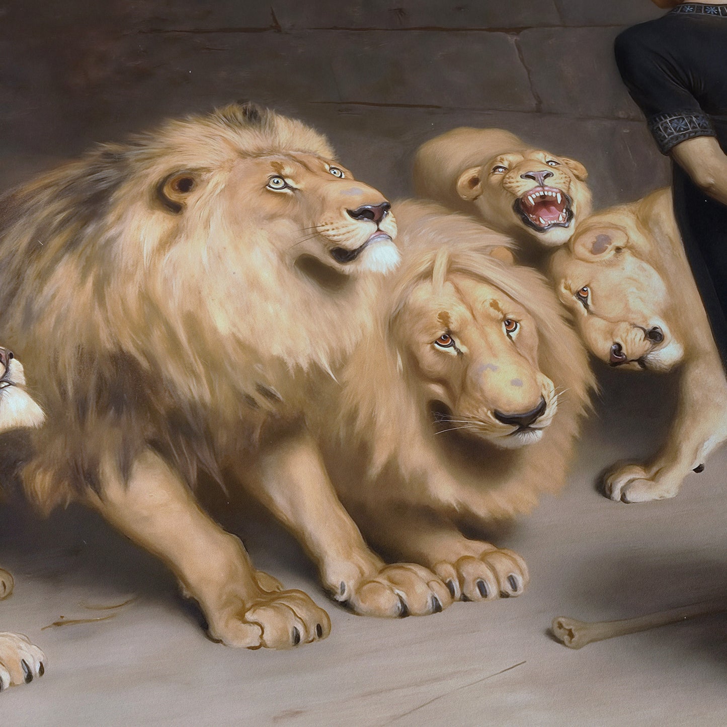 Daniel in the Lion's Den | Briton Rivière | 1872