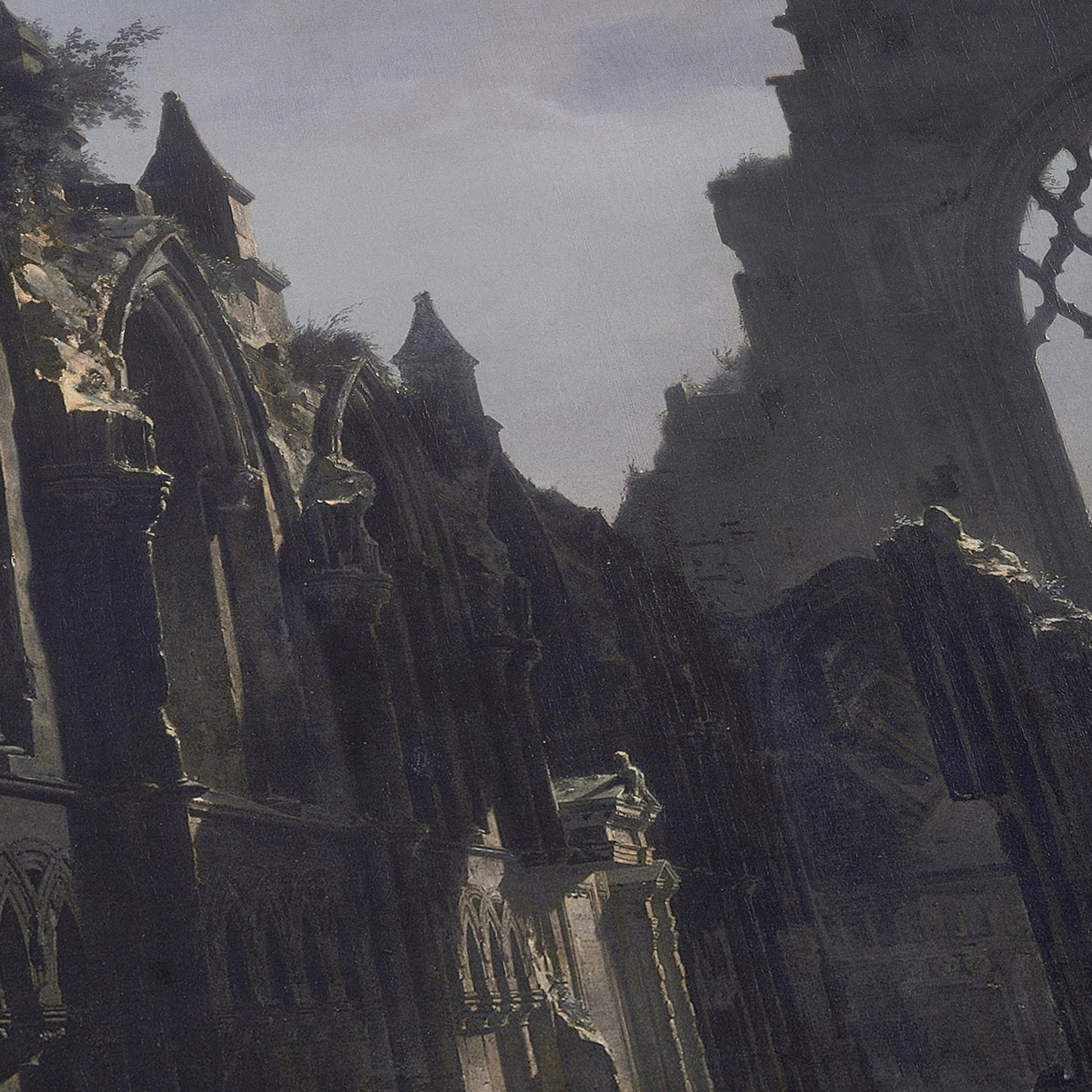 The Ruins of Holyrood Chapel | Louis Daguerre | c. 1824