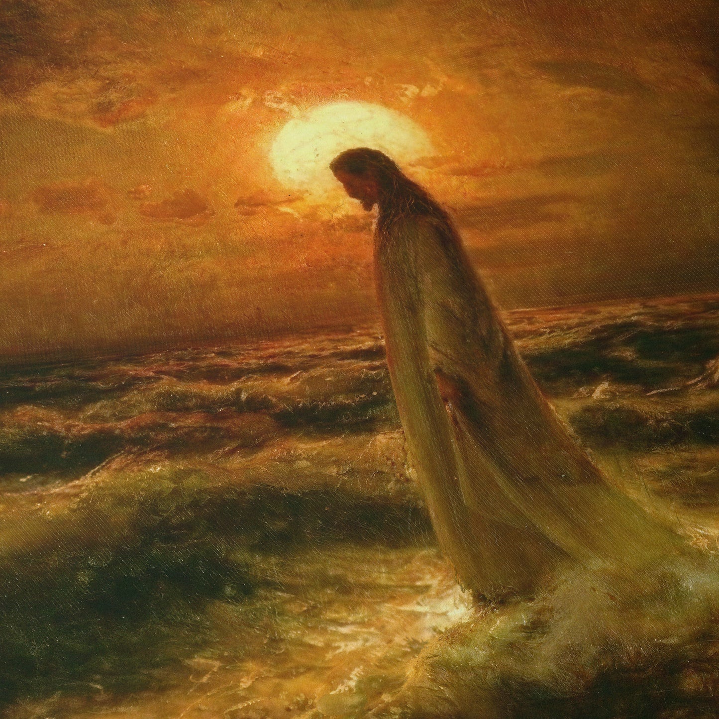 Christ Walking on Water | Julius Sergius von Klever | c. 1880