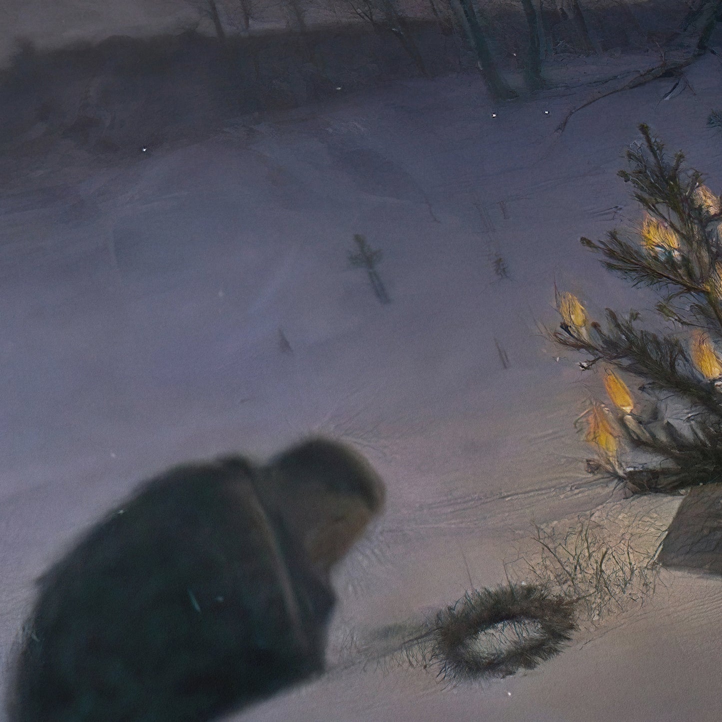 Christmas Eve at the Grave | Otto Hesselbom | 1896