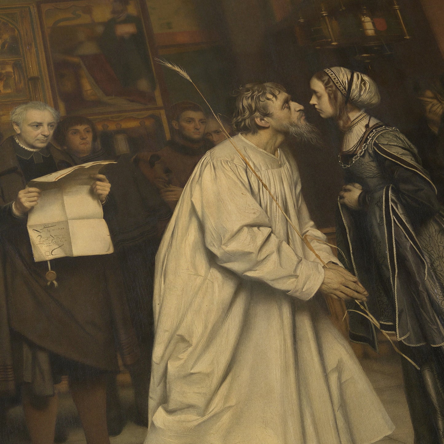 The Mouth Kiss | Pierre Jean van der Ouderaa | 1879