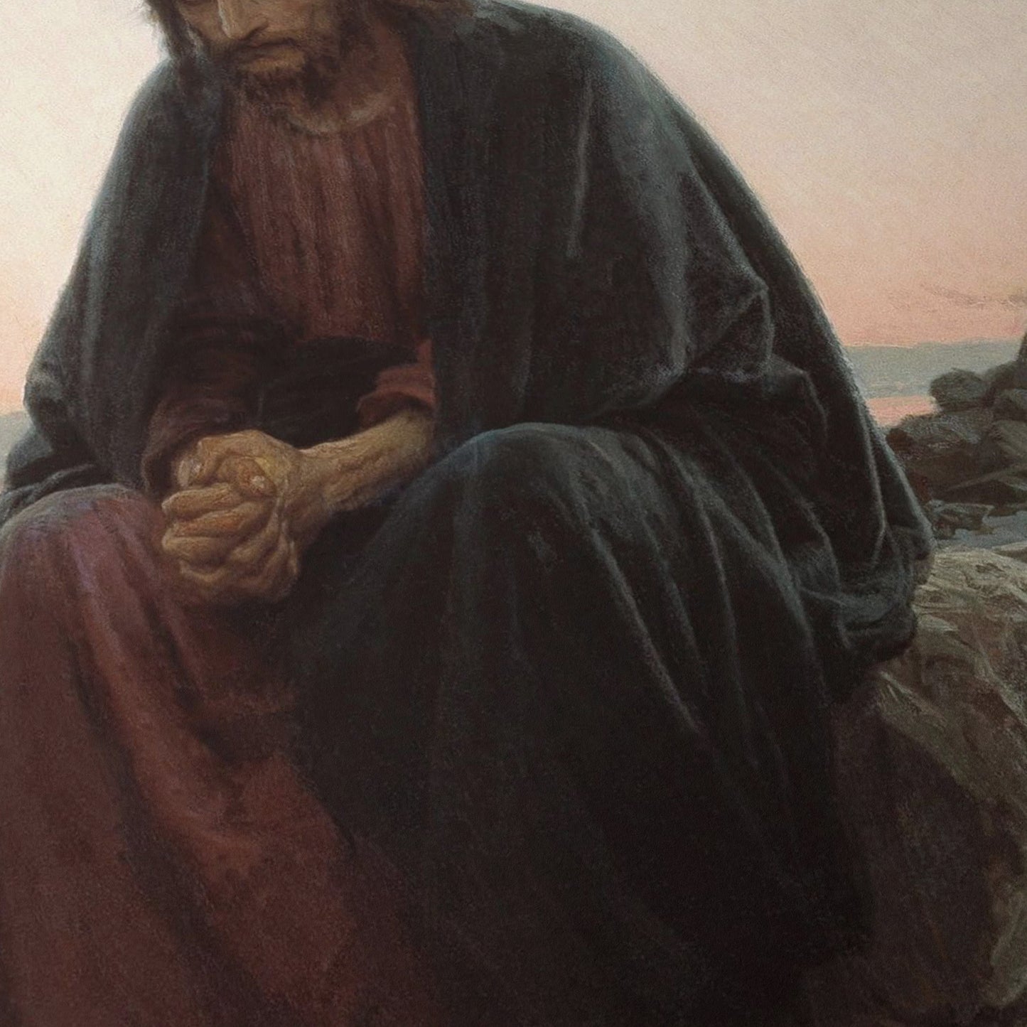 Christ in the Desert | Iván Kramskói | 1872