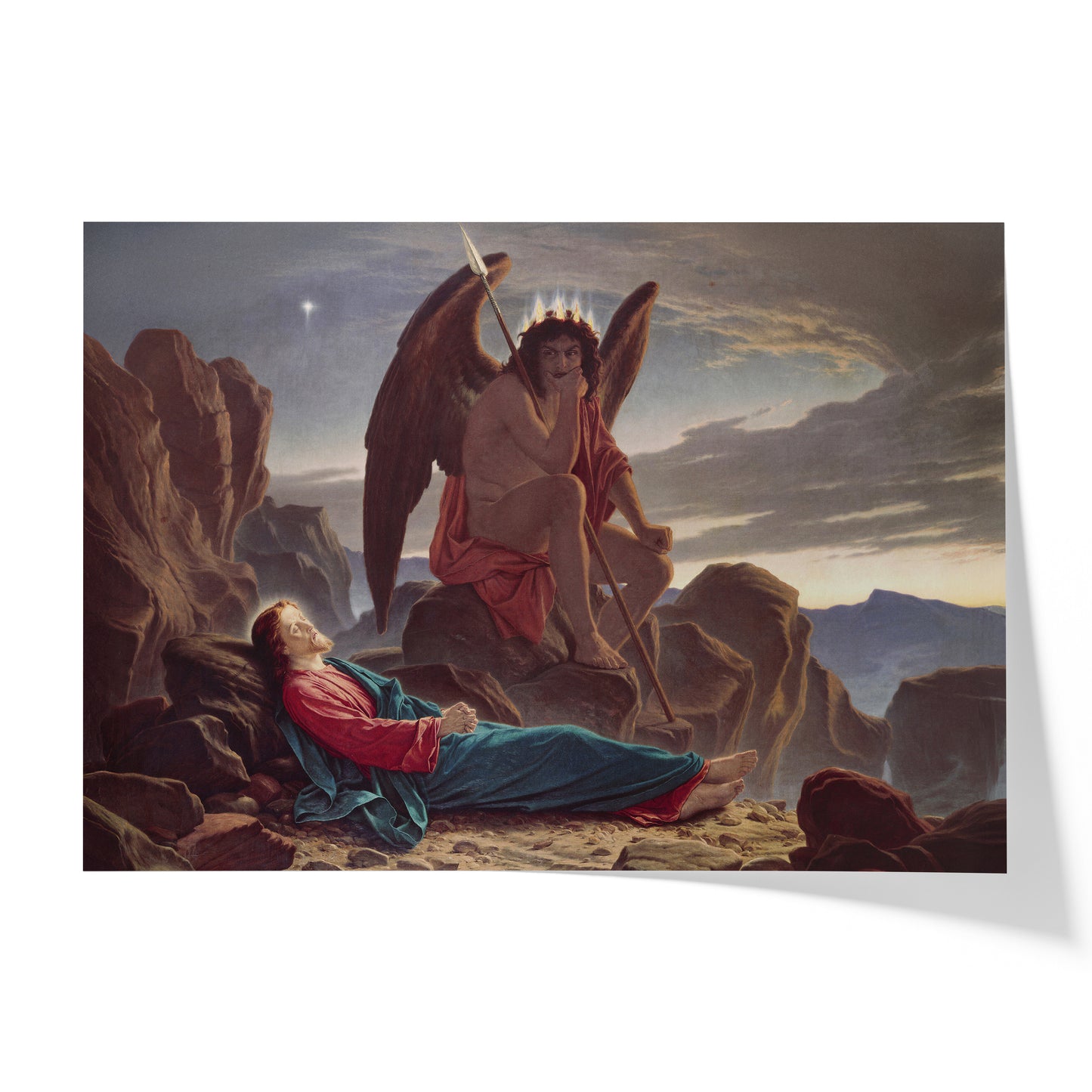 Satan Watching the Sleep of Christ | Sir Joseph Noel Paton | 1874