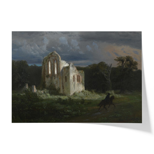 Moonlit Landscape | Arnold Böcklin | 1849