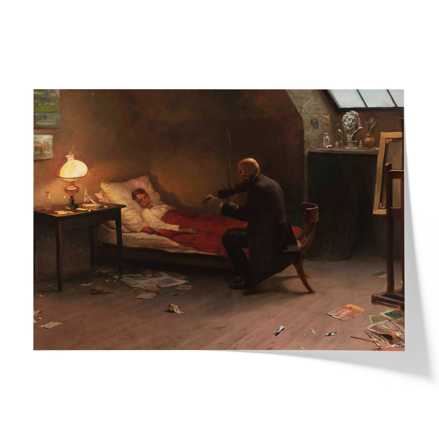 The Artist's Death | Zygmunt Andrychiewicz | 1901