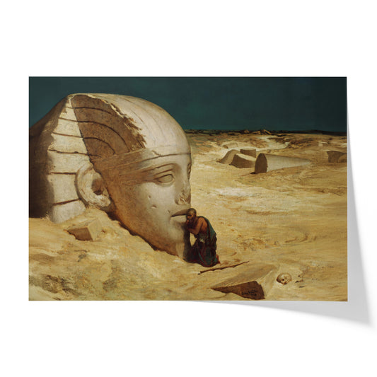 The Questioner of the Sphinx | Elihu Vedder | 1863