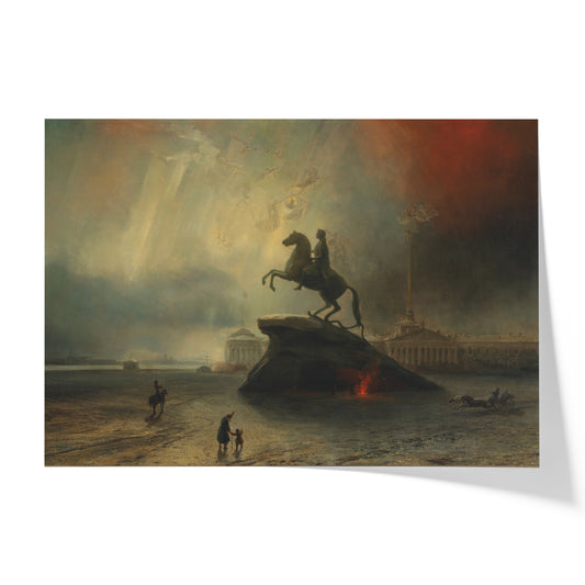 The Bronze Horseman | Henriette Gudin | 19th Century