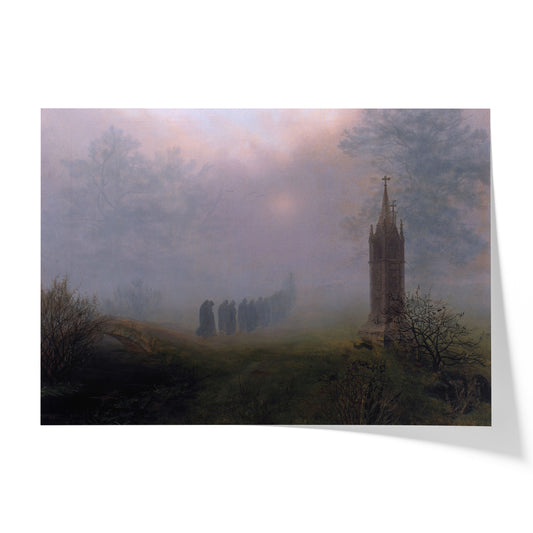 Procession in the Fog | Ernst Ferdinand Oehme | 1828