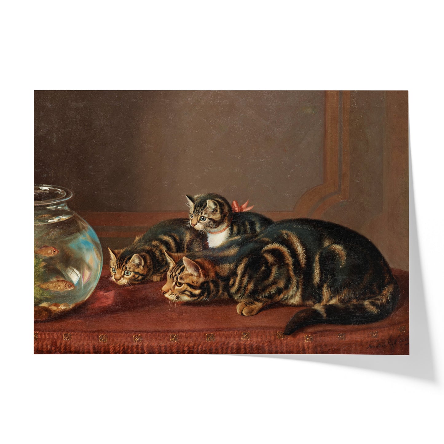 Cats by a Fishbowl | Horatio Henry Couldery | 19th Century