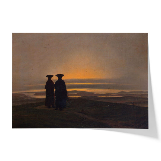 Sunset | Caspar David Friedrich | 1830-35