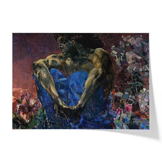 The Demon Seated | Mikhail Vrubel | 1890