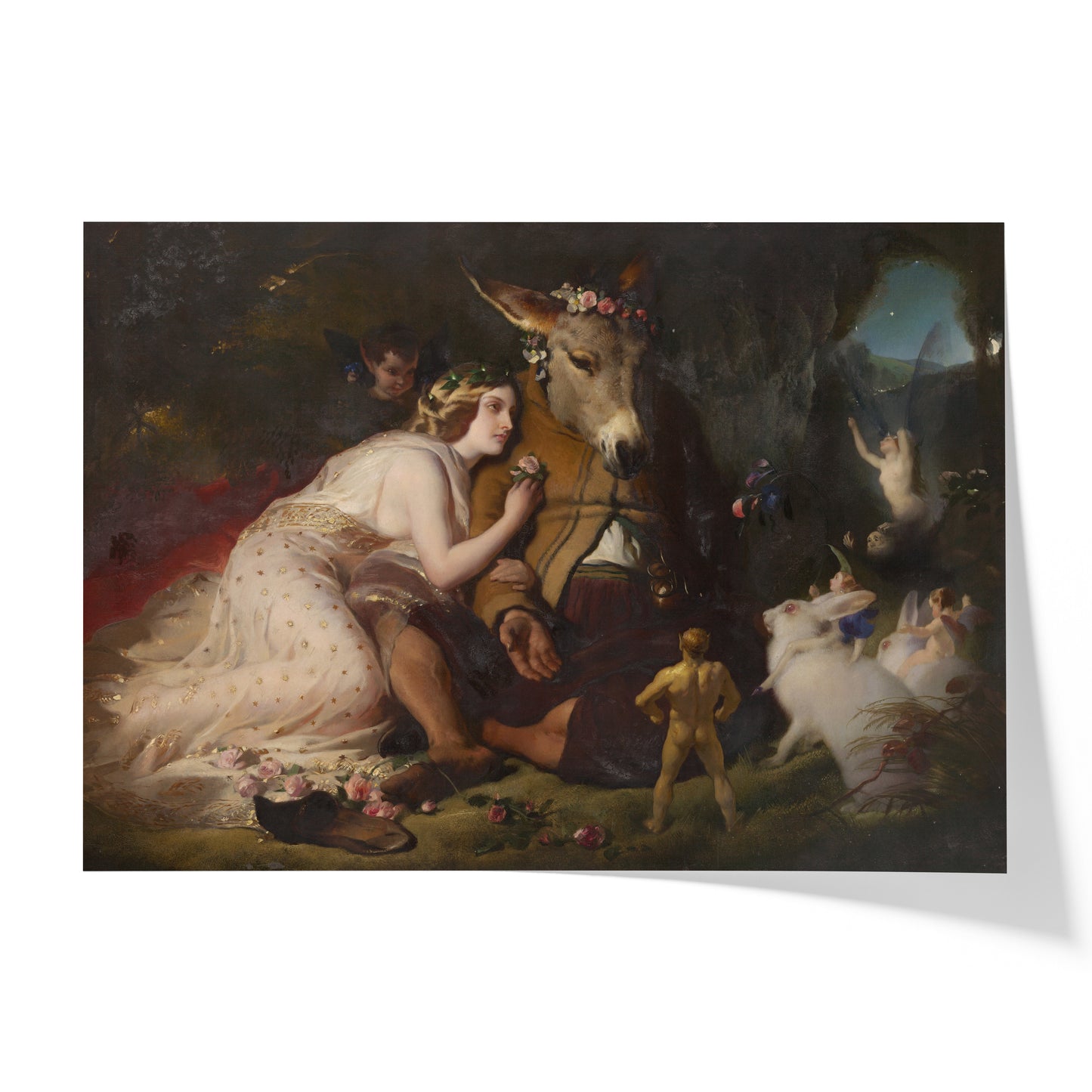A Midsummer Night's Dream. Titania and Bottom | Sir Edwin Landseer | 1851