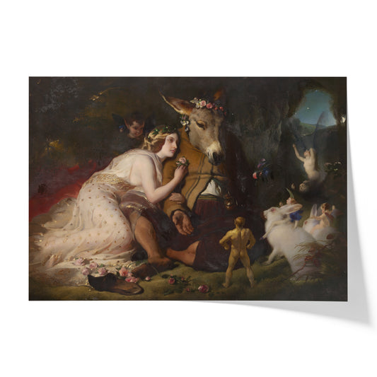 A Midsummer Night's Dream. Titania and Bottom | Sir Edwin Landseer | 1851