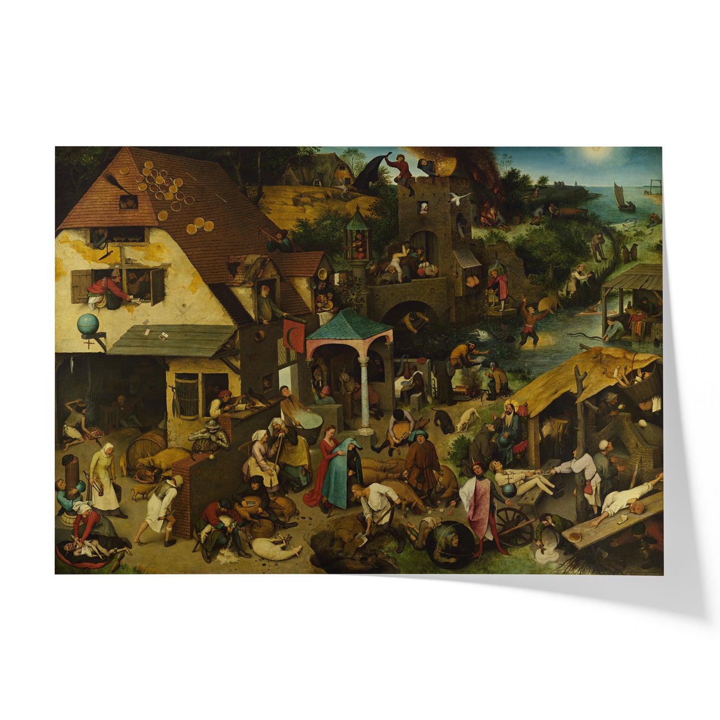 Proverbs | Pieter Bruegel the Elder | 1559