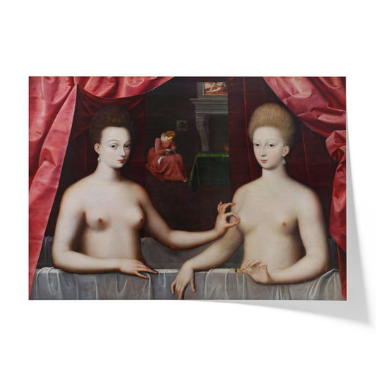 Gabrielle d'Estrées and One of Her Sisters | Unknown | c. 1594