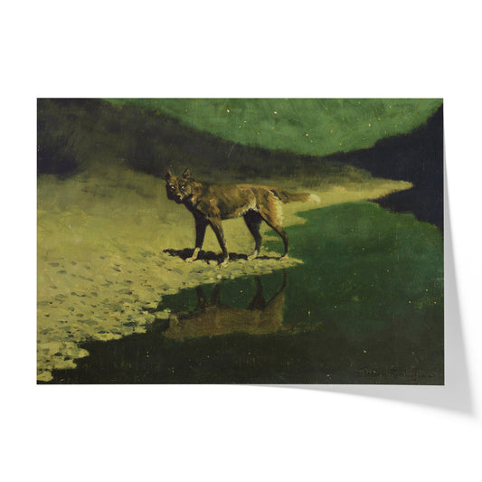 Moonlight Wolf | Frederic Remington | 1909