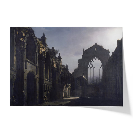 The Ruins of Holyrood Chapel | Louis Daguerre | c. 1824