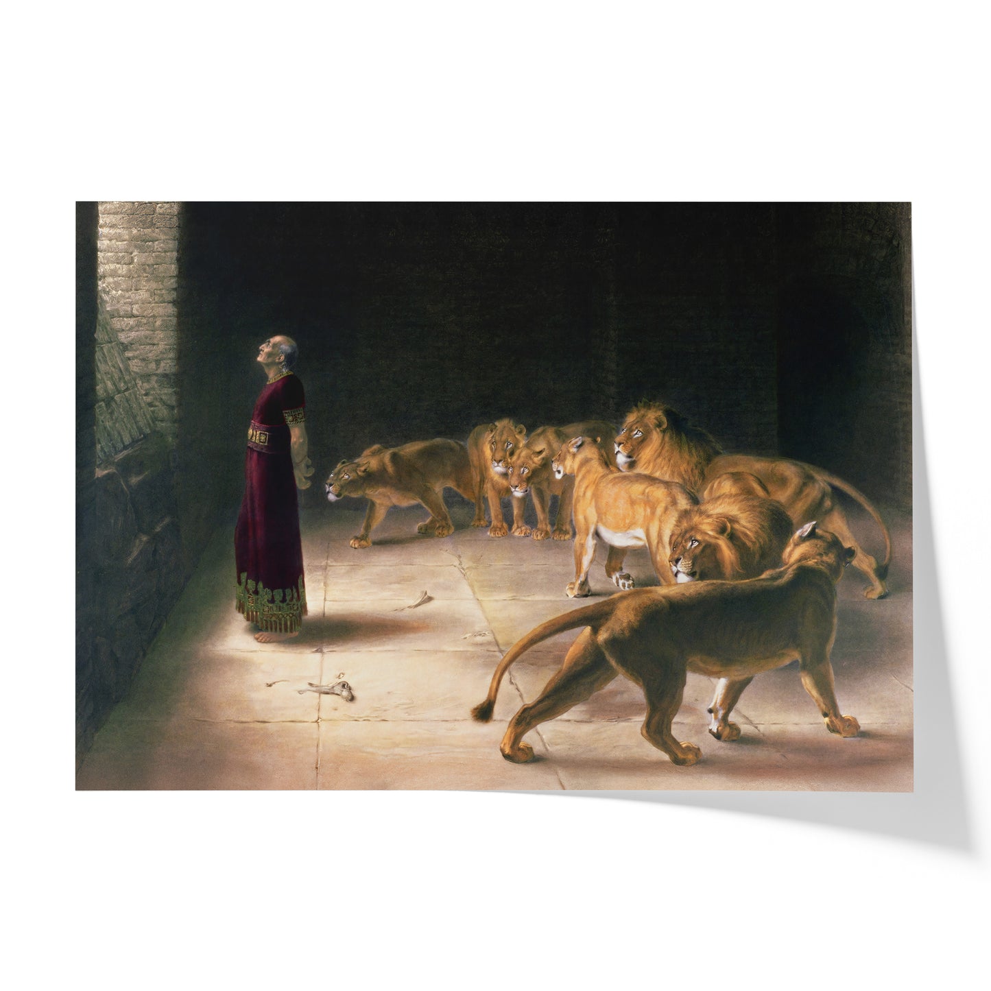 Daniel's Answer to the King | Briton Rivière | 1890