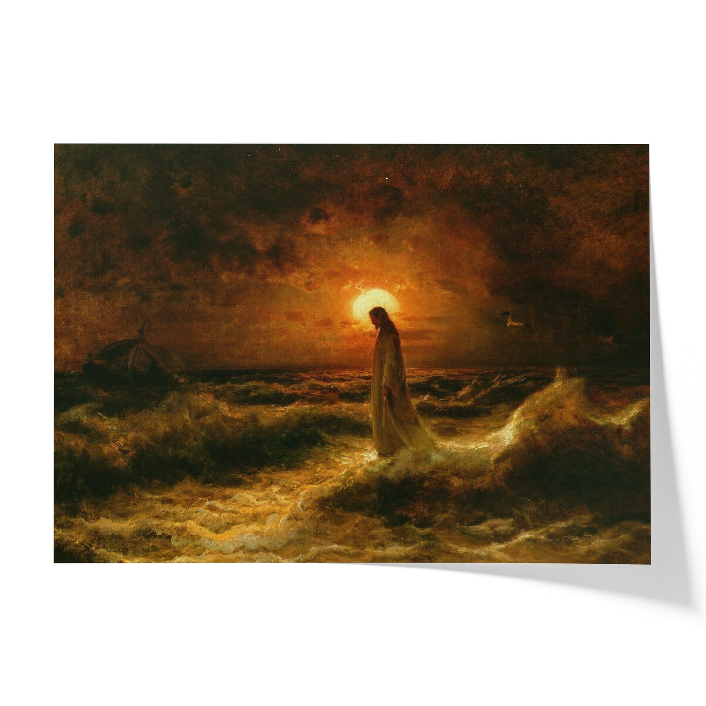 Christ Walking on Water | Julius Sergius von Klever | c. 1880